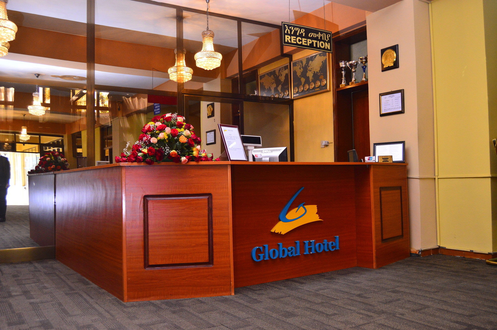 Global Hotel Addis Abeba Exterior foto
