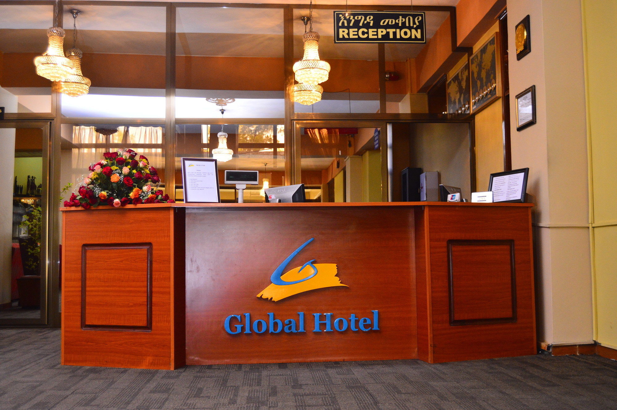 Global Hotel Addis Abeba Exterior foto